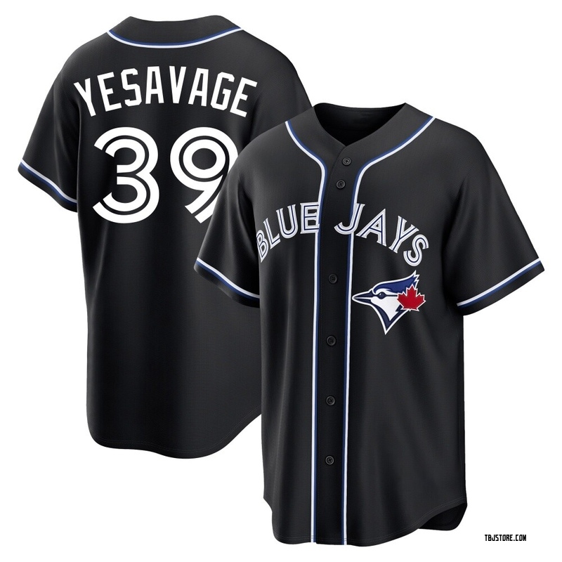 Replica Trey Yesavage Youth Toronto Blue Jays Black Fashion Out Jersey