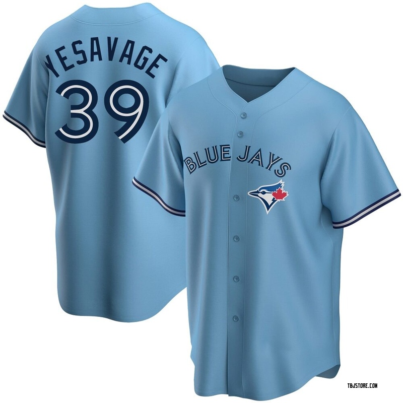 Replica Trey Yesavage Youth Toronto Blue Jays Blue Powder Alternate Jersey