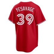 Replica Trey Yesavage Youth Toronto Blue Jays Red Canada Day Jersey