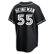 Replica Tyler Heineman Men's Toronto Blue Jays Black Fashion Out Jersey