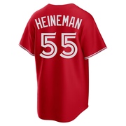 Replica Tyler Heineman Men's Toronto Blue Jays Red Canada Day Jersey