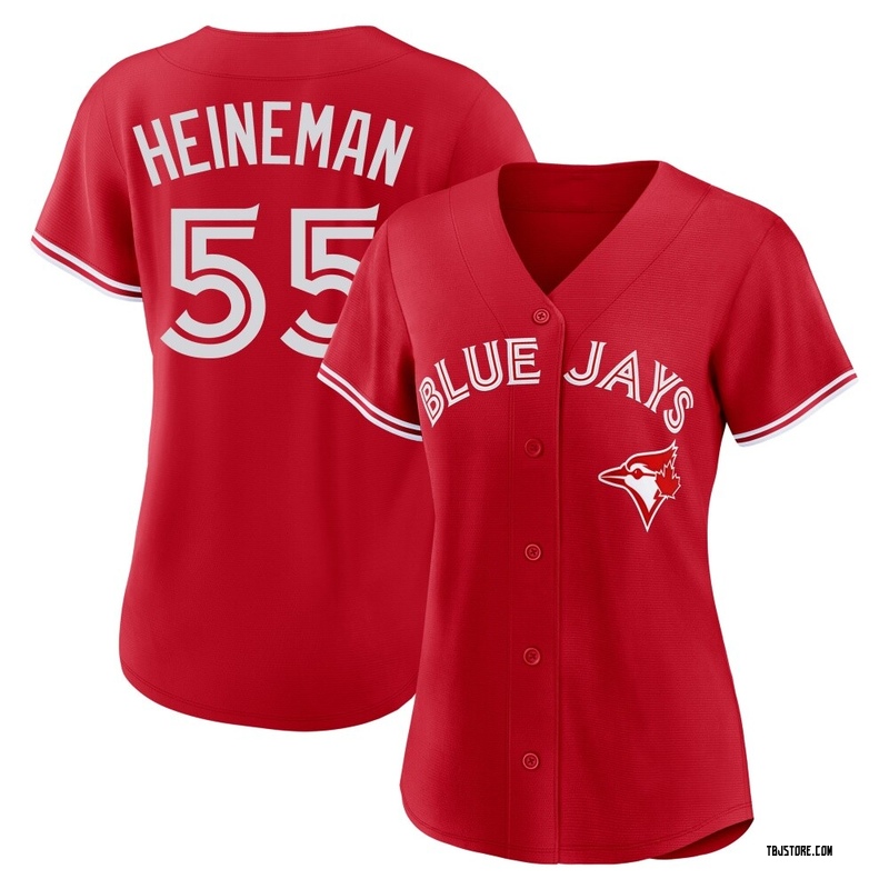 Replica Tyler Heineman Women's Toronto Blue Jays Red Canada Day Jersey