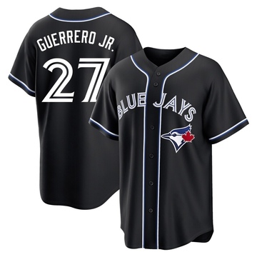 Replica Vladimir Guerrero Jr. Men's Toronto Blue Jays Black Fashion Out Jersey