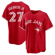 Replica Vladimir Guerrero Jr. Youth Toronto Blue Jays Red Canada Day Jersey
