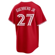 Replica Vladimir Guerrero Jr. Youth Toronto Blue Jays Red Canada Day Jersey