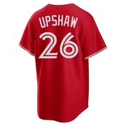 Replica Willie Upshaw Youth Toronto Blue Jays Red Canada Day Jersey